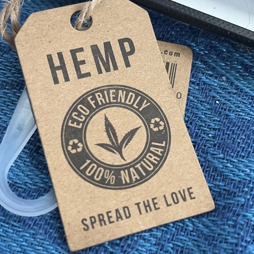 Be Green Use Hemp 100% Natural Hemp Covered Smoke Case NWT